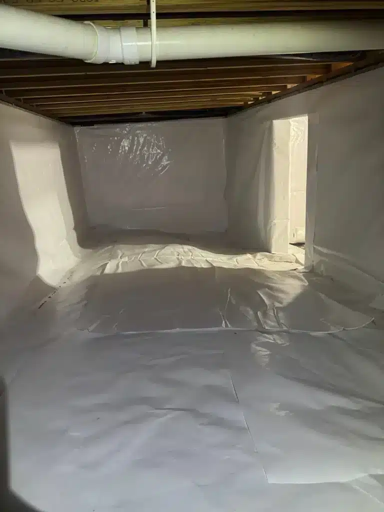 After photo – Doss Basement Encapsulation Mooresville