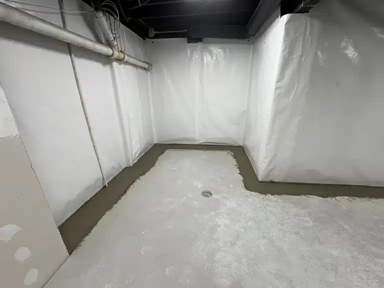 After photo – Stephenson – Basement Waterproofing Job in Carmel