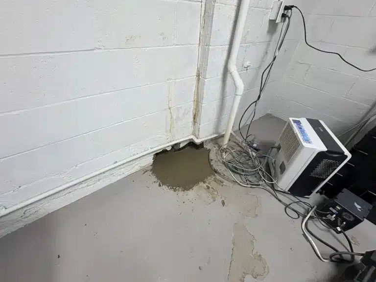 A waterproofed basement in Carmel, IN