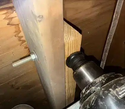 After photo – Flowers – Floor Joist Repair in Anderson