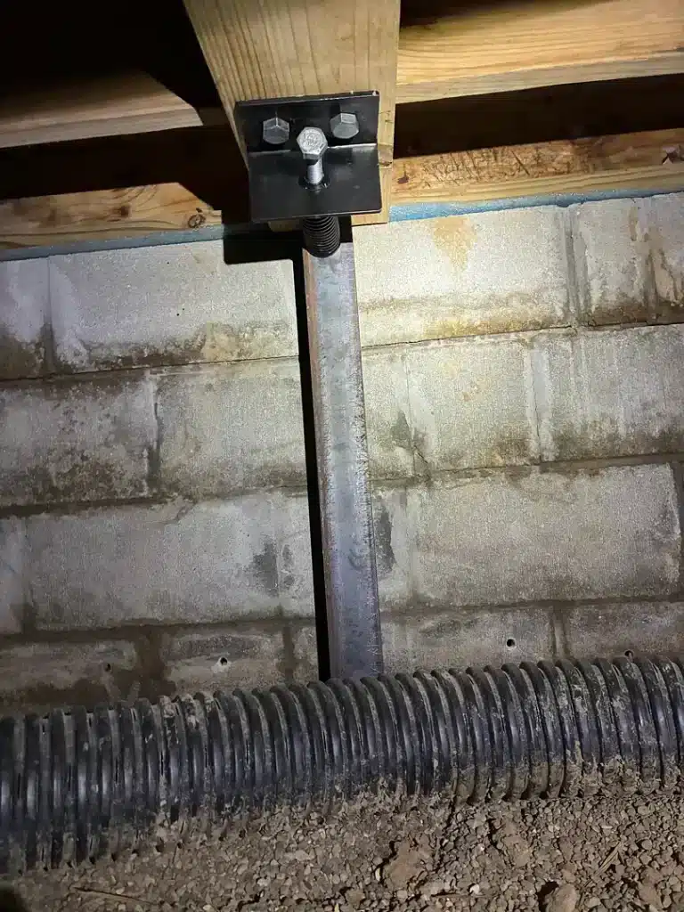 After photo – Sheppard – Foundation Crack Repair in Cicero