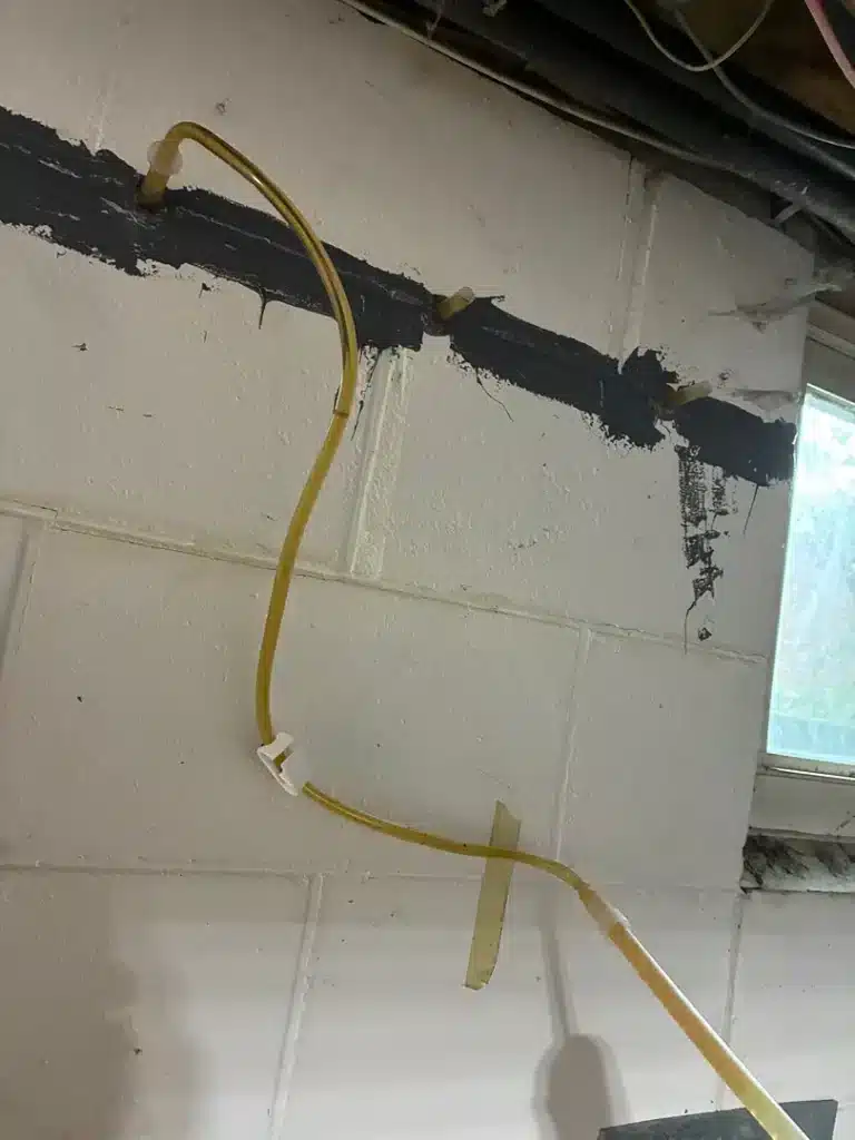 During photo – Kreamer – Foundation Structural Repair in Indianapolis